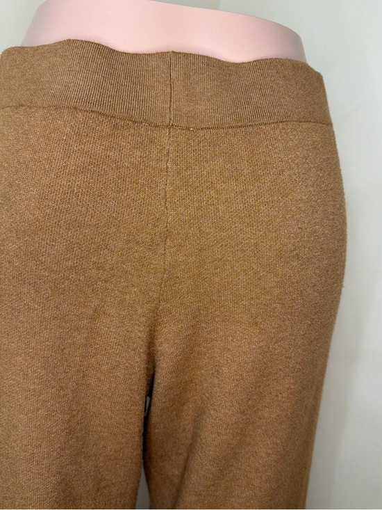 a new day Pants - a new day Camel Brown Knit Wide-Leg Pants